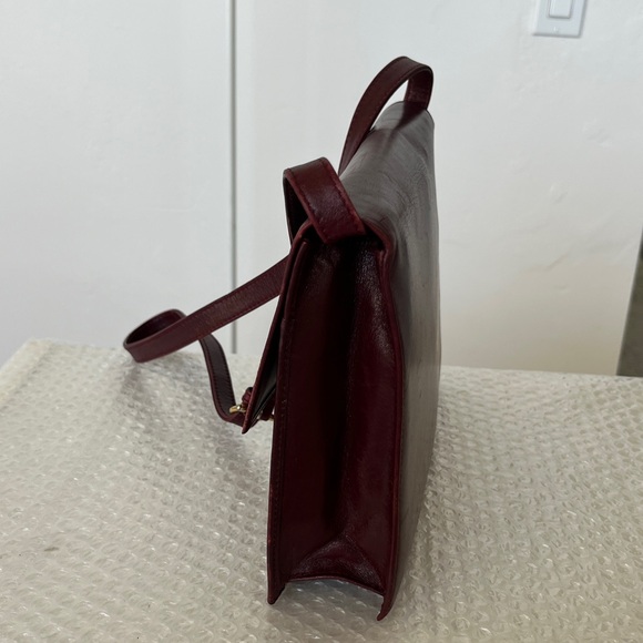 Celine Bordeaux Leather Crossbody Bag - Picture 5 of 14